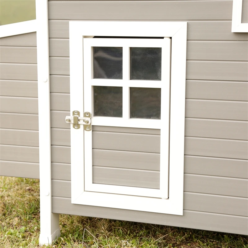 ECO-Kunststoffstall "Barney", Hühnerstall, Kaninchenstall 137 X 73 X 83cm 4 ECO-Kunststoffstall "Barney", Hühnerstall, Kaninchenstall 137 X 73 X 83cm – Bild 2