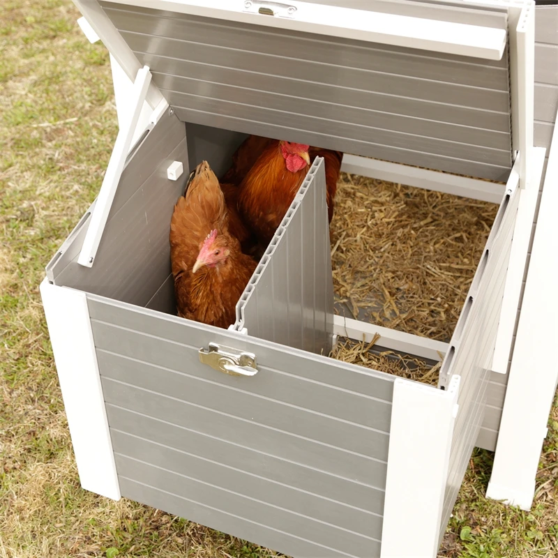 ECO-Kunststoffstall "Barney", Hühnerstall, Kaninchenstall 137 X 73 X 83cm 6 ECO-Kunststoffstall "Barney", Hühnerstall, Kaninchenstall 137 X 73 X 83cm – Bild 4