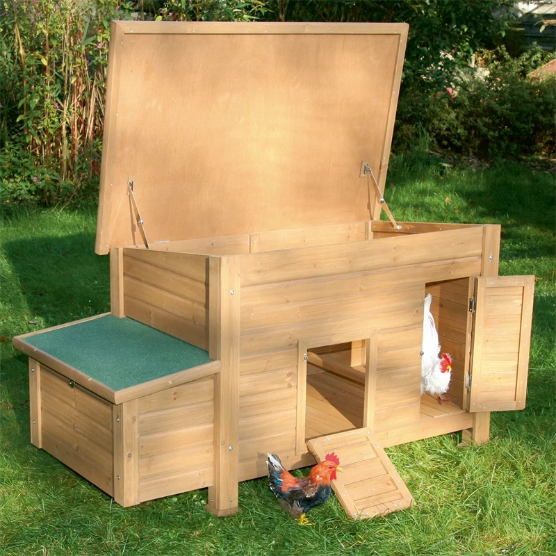 Hühnerstall "Florentina" Inkl. Legenester + Sitzstangen, 146 X 74 X 80cm 4 Hühnerstall "Florentina" Inkl. Legenester + Sitzstangen, 146 X 74 X 80cm – Bild 2