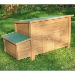 Hühnerstall "Florentina" Inkl. Legenester + Sitzstangen, 146 X 74 X 80cm