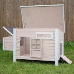 Hühnerstall "Emma" Inkl. Legenester + Sitzstangen, 146 X 74 X 85cm -Optimal Ranchzaun Geschäft 559264 huehnerstall emma aufklappbares bitumendach