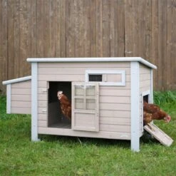 Hühnerstall "Emma" Inkl. Legenester + Sitzstangen, 146 X 74 X 85cm -Optimal Ranchzaun Geschäft 559264 huehnerstall emma mehrere tueren