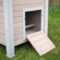 Hühnerstall "Emma" Inkl. Legenester + Sitzstangen, 146 X 74 X 85cm -Optimal Ranchzaun Geschäft 559264 huehnerstall emma seitliche tueren