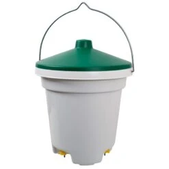 Geflügel-Tränkeeimer Mit Nippeln - Geflügeltränke Mit Deckel Und Aufhängung, 12l 7 Geflügel-Tränkeeimer Mit Nippeln - Geflügeltränke Mit Deckel Und Aufhängung, 12l -Optimal Ranchzaun Geschäft 560315 Traenkeeimer mit Nippeln 12 Liter 1
