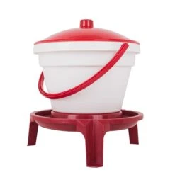 Geflügeltränkeeimer 12 Liter, Mit Füßen Und Tragebügel