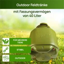 Outdoor Feldtränke 40L Nippeltränke, Kunststoff -Optimal Ranchzaun Geschäft 560381 2