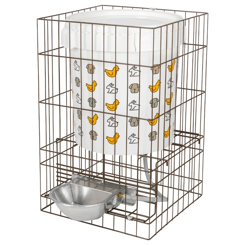 Automatiktränke Mit Alu Trinkschale, Inkl. Metallgestell & Tank 32 / 55 Liter 4 Automatiktränke Mit Alu Trinkschale, Inkl. Metallgestell & Tank 32 / 55 Liter – Bild 2