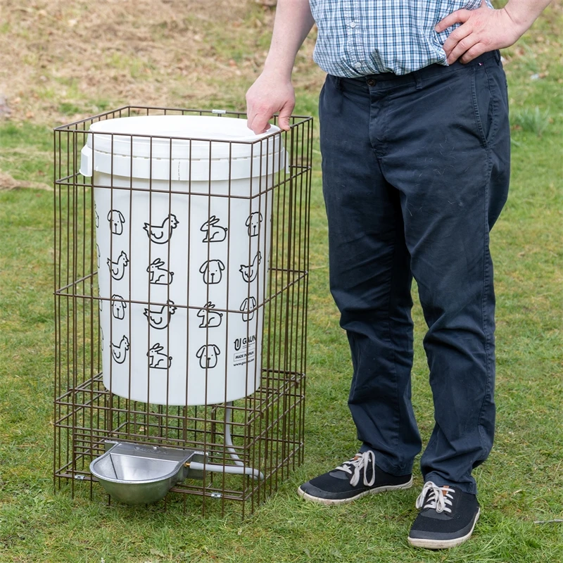 Automatiktränke Mit Alu Trinkschale, Inkl. Metallgestell & Tank 32 / 55 Liter 10 Automatiktränke Mit Alu Trinkschale, Inkl. Metallgestell & Tank 32 / 55 Liter – Bild 8