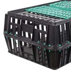 Geflügeltransportkiste Mit Schiebetür (83x50,5x31cm) 13 Geflügeltransportkiste Mit Schiebetür (83x50,5x31cm) -Optimal Ranchzaun Geschäft 560705 voss farming gefluegeltransportkiste mit tuer robust