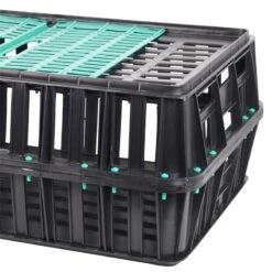 Geflügeltransportkiste Mit Schiebetür (83x50,5x31cm) 15 Geflügeltransportkiste Mit Schiebetür (83x50,5x31cm) -Optimal Ranchzaun Geschäft 560705 voss farming gefluegeltransportkiste stapelbar extra robust