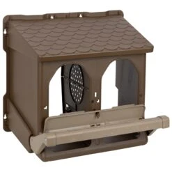 KERBL Doppel-Legenest Für Hühner - Abrollnest Aus Recyceltem Kunststoff, 2 Abteilungen -Optimal Ranchzaun Geschäft 561202 doppel legenest fuer huehner einfach zu reinigen