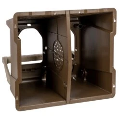 KERBL Doppel-Legenest Für Hühner - Abrollnest Aus Recyceltem Kunststoff, 2 Abteilungen -Optimal Ranchzaun Geschäft 561202 doppel legenest fuer huehner zur wandmontage