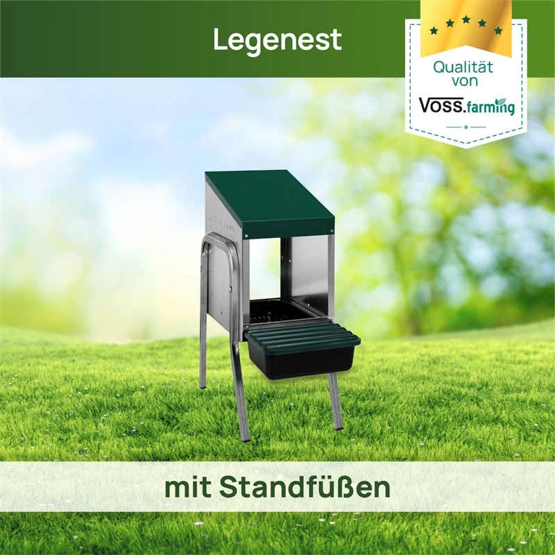 Hühner Legenest, Abrollnest Zum Aufstellen Inkl. Standfüße Aus Metall 6 Hühner Legenest, Abrollnest Zum Aufstellen Inkl. Standfüße Aus Metall – Bild 4