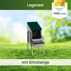 Hühner Legenest Mit Sitzstange Und Standfuß - Abrollnest Zum Aufstellen 10 Hühner Legenest Mit Sitzstange Und Standfuß - Abrollnest Zum Aufstellen -Optimal Ranchzaun Geschäft 561510 4