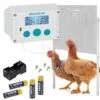 SET VOSS.farming Poultry Kit - Automatische Hühnertür, Hühnerklappe 430 X 400mm