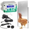 SET VOSS.farming "ChickenFriend" - Automatische Hühnertür, Hühnerklappe 300 X 400mm