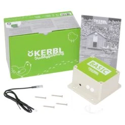 Kerbl Automatische Hühnerklappe Basic, Elektrische Hühnertür 13 Kerbl Automatische Hühnerklappe Basic, Elektrische Hühnertür -Optimal Ranchzaun Geschäft 561842 kerbl huehnertuer mini lieferumfang