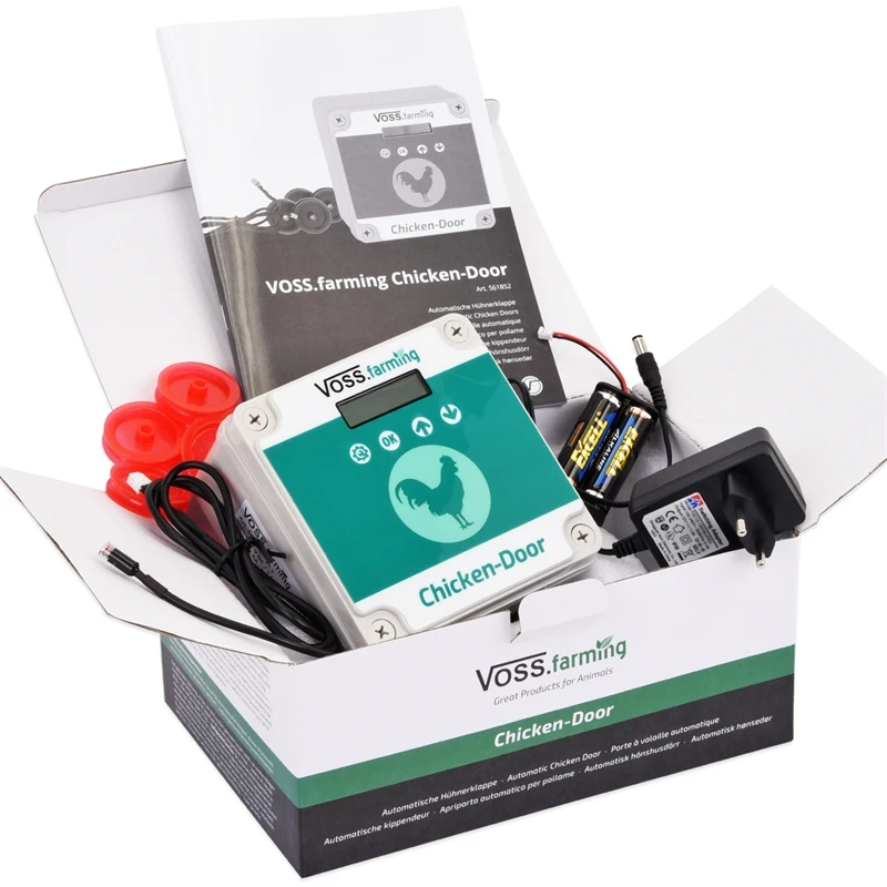 SET VOSS.farming Chicken-Door + Hühnerklappe, Alu 430 X 400mm 9 SET VOSS.farming Chicken-Door + Hühnerklappe, Alu 430 X 400mm – Bild 7