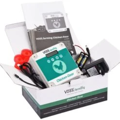 VOSS.farming Chicken-Door - Elektronische Türöffnung Für Die Hühnerklappe -Optimal Ranchzaun Geschäft 561852 voss farming automatische huehnerklappe chickendoor 3