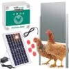 SET VOSS.farming Chicken-Door + Hühnerklappe, Alu 300 X 400mm + Solar-Akku 2 SET VOSS.farming Chicken-Door + Hühnerklappe, Alu 300 X 400mm + Solar-Akku -Optimal Ranchzaun Geschäft 561859 voss farming set chickendoor solar huehnerklappe alu 300x400mm