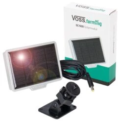 SET VOSS.farming „ChickenFriend“ Automatische Hühnerklappe + Tür 220x330mm + Solar Akku Set -Optimal Ranchzaun Geschäft 561877 voss farming solar akku set fuer automatische huehnertuer 3