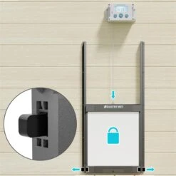 SET VOSS.farming Poultry Kit - Automatische Hühnertür, Verriegelbare Hühnerklappe 250 X 320mm 26 SET VOSS.farming Poultry Kit - Automatische Hühnertür, Verriegelbare Hühnerklappe 250 X 320mm -Optimal Ranchzaun Geschäft 561880 voss farming huehnerklappe mit verriegelung geschlossen gesichert