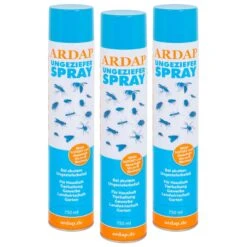 3x ARDAP Ungezieferspray, 750ml