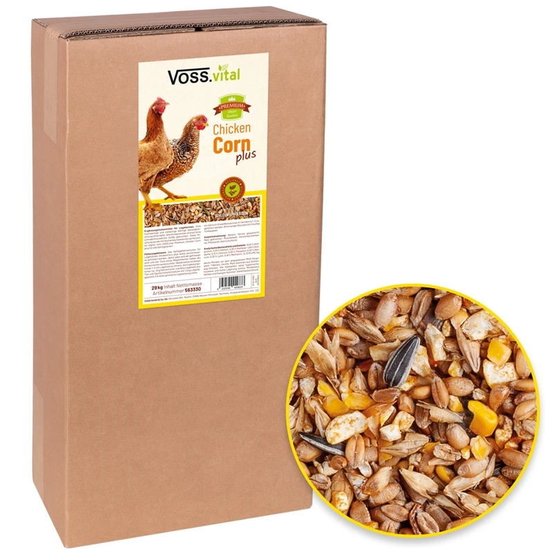 VOSS.vital - Hühnerfutter, Chickencorn Plus, 29kg 3 VOSS.vital - Hühnerfutter, Chickencorn Plus, 29kg