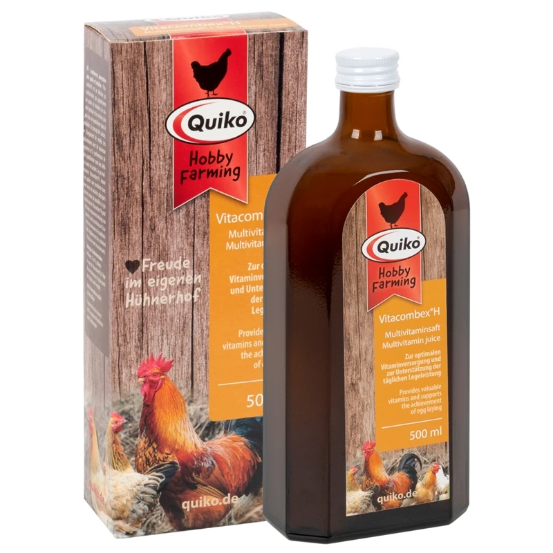 Quiko Hobby Farming Vitacombex-H - Multivitaminsaft Für Hühner Und Geflügel, 500ml 3 Quiko Hobby Farming Vitacombex-H - Multivitaminsaft Für Hühner Und Geflügel, 500ml
