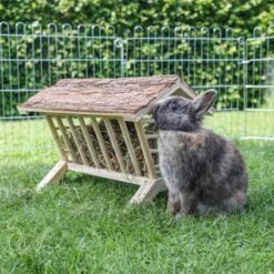 Heuraufe Kleintier Futterraufe Aus Holz 8 Heuraufe Kleintier Futterraufe Aus Holz -Optimal Ranchzaun Geschäft 565206 nature heukrippe 03