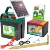 Weidezaungerät 9V "Power XXL B 9000-S" + 5W SOLAR + Batterie -Optimal Ranchzaun Geschäft 570506 01 weidezaungeraet 9v power xxl solar batterie g