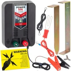 "Power XXL A1000" - Starkes 12V Weidezaungerät, Mittlere Einzäunungen