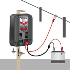 "Power XXL A2000" - Schlagstarkes 12V Weidezaungerät, Lange Zäune 24 "Power XXL A2000" - Schlagstarkes 12V Weidezaungerät, Lange Zäune -Optimal Ranchzaun Geschäft 570620 power xxl a2000 anschluss zeichnung