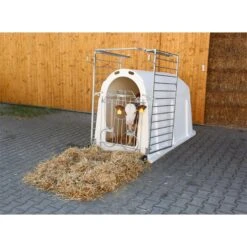 KERBL "CalfHouse PE UV+", Kälberiglu Mit Leichter Umzäunung -Optimal Ranchzaun Geschäft 580105 3 kaelberiglu calfhouse pe uv mit umzC3A4unung