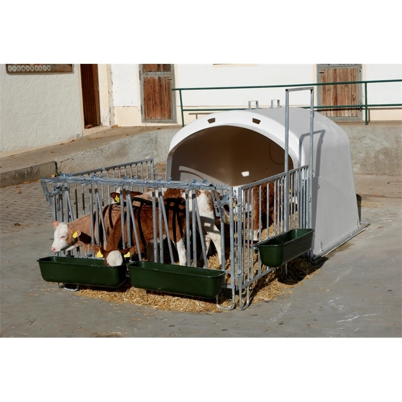 KERBL "CalfHouse Premium XL", Großraumhütte Für Kälber Mit Umzäunung 3 KERBL "CalfHouse Premium XL", Großraumhütte Für Kälber Mit Umzäunung