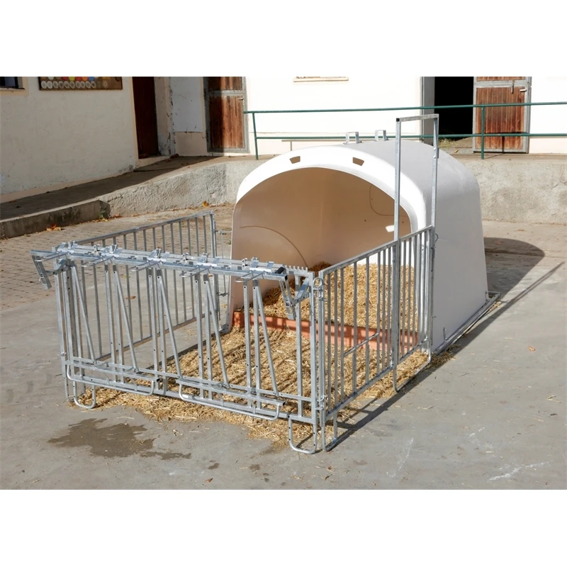 KERBL "CalfHouse Premium XL", Großraumhütte Für Kälber Mit Umzäunung 4 KERBL "CalfHouse Premium XL", Großraumhütte Für Kälber Mit Umzäunung – Bild 2