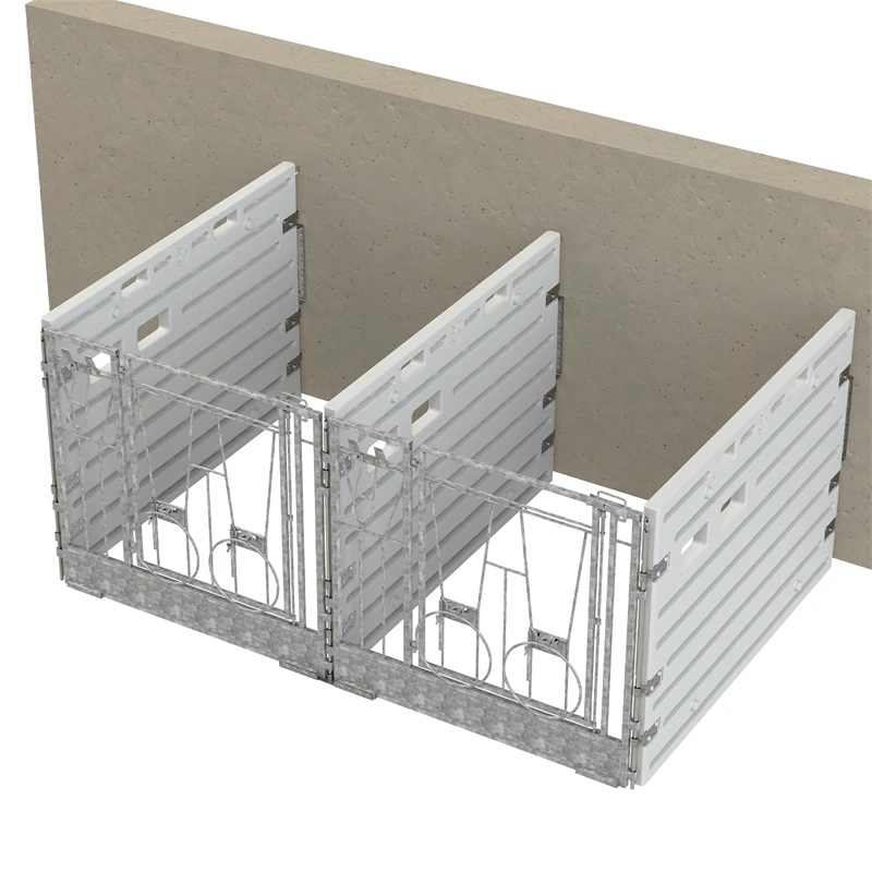 Kerbl Modulare Kälberbox Doppelbucht Wandständig 3 Kerbl Modulare Kälberbox Doppelbucht Wandständig