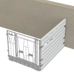 Kerbl Modulare Kälberbox Erweiterung Einzelbucht, Wandständig