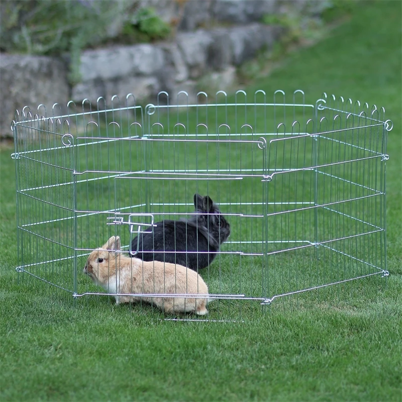 Freigehege, Verzinkt, 6 Gitter 56,5x56,5cm 8 Freigehege, Verzinkt, 6 Gitter 56,5x56,5cm – Bild 6