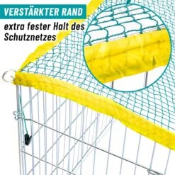 VOSS.pet Kleintiergehege 111x111x65cm Für Kaninchen, Meerschweinchen - Mit Sonnenschutz -Optimal Ranchzaun Geschäft 590110 voss pet freilaufgehege mit schutznetz sicherheit
