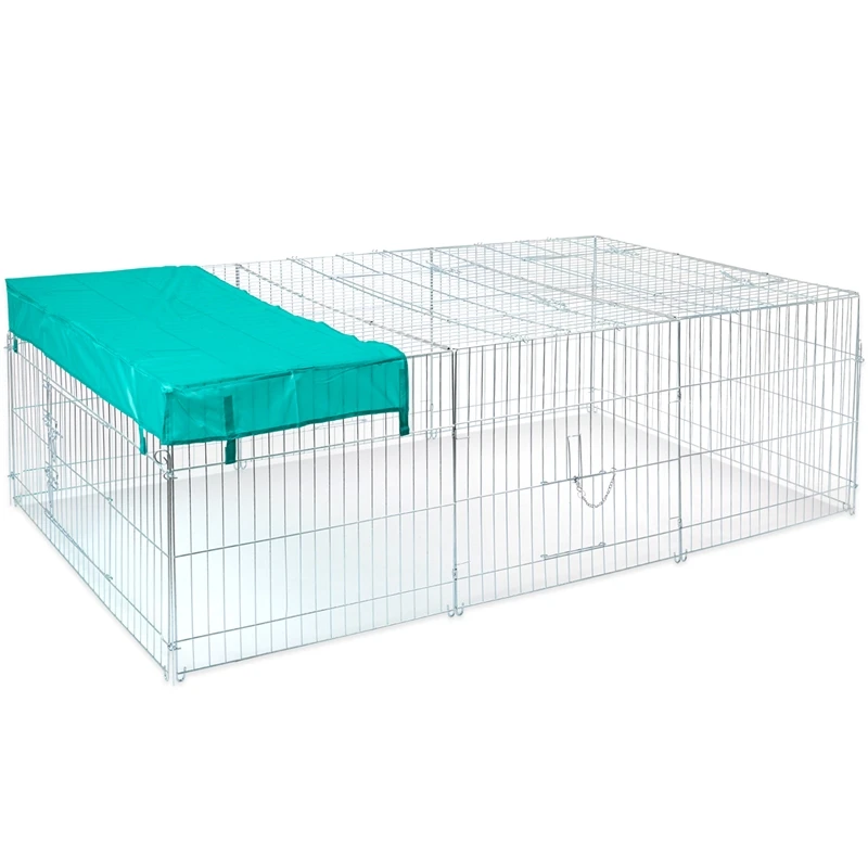 VOSS.pet Welpenauslauf, Freilaufgehege XL Für Kaninchen, Hasen, 216x112x66cm 3 VOSS.pet Welpenauslauf, Freilaufgehege XL Für Kaninchen, Hasen, 216x112x66cm