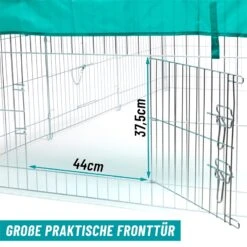 VOSS.pet Welpenauslauf, Freilaufgehege XL Für Kaninchen, Hasen, 216x112x66cm 29 VOSS.pet Welpenauslauf, Freilaufgehege XL Für Kaninchen, Hasen, 216x112x66cm -Optimal Ranchzaun Geschäft 590200 voss pet gehege mit grosser fronttuer