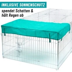 VOSS.pet Welpenauslauf, Freilaufgehege XL Für Kaninchen, Hasen, 216x112x66cm 27 VOSS.pet Welpenauslauf, Freilaufgehege XL Für Kaninchen, Hasen, 216x112x66cm -Optimal Ranchzaun Geschäft 590200 voss pet kleintierauslauf mit sonnenschutz