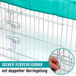 VOSS.pet Welpenauslauf, Freilaufgehege XL Für Kaninchen, Hasen, 216x112x66cm 30 VOSS.pet Welpenauslauf, Freilaufgehege XL Für Kaninchen, Hasen, 216x112x66cm -Optimal Ranchzaun Geschäft 590200 voss pet kleintiergehe mit doppelter verriegelung