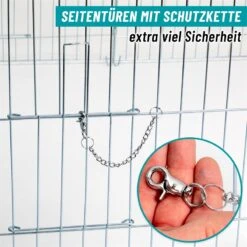 VOSS.pet Welpenauslauf, Freilaufgehege XL Für Kaninchen, Hasen, 216x112x66cm 35 VOSS.pet Welpenauslauf, Freilaufgehege XL Für Kaninchen, Hasen, 216x112x66cm -Optimal Ranchzaun Geschäft 590200 voss pet schiebetueren mit verschluss