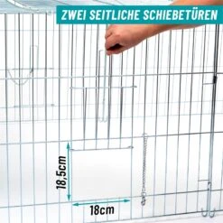VOSS.pet Welpenauslauf, Freilaufgehege XL Für Kaninchen, Hasen, 216x112x66cm 34 VOSS.pet Welpenauslauf, Freilaufgehege XL Für Kaninchen, Hasen, 216x112x66cm -Optimal Ranchzaun Geschäft 590200 voss pet seitliche schiebetueren