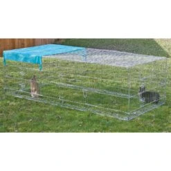 Freigehege, Verzinkt, 6 Gitter 56,5x56,5cm 15 Freigehege, Verzinkt, 6 Gitter 56,5x56,5cm -Optimal Ranchzaun Geschäft 590202 freigehege mit ausbruchsperre 07