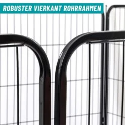 VOSS.pet Welpenauslauf XL, Kleintier Freilaufgehege, 8 Robuste Zaunelemente 81x78cm 29 VOSS.pet Welpenauslauf XL, Kleintier Freilaufgehege, 8 Robuste Zaunelemente 81x78cm -Optimal Ranchzaun Geschäft 590410 voss pet laufgitter absperrgitter extrem robust