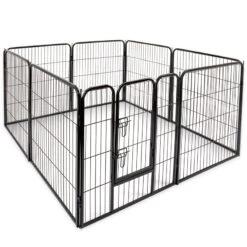 VOSS.pet Welpenauslauf XL, Kleintier Freilaufgehege, 8 Robuste Zaunelemente 81x78cm 37 VOSS.pet Welpenauslauf XL, Kleintier Freilaufgehege, 8 Robuste Zaunelemente 81x78cm -Optimal Ranchzaun Geschäft 590410 voss pet tierlaufstall welpenkaefig