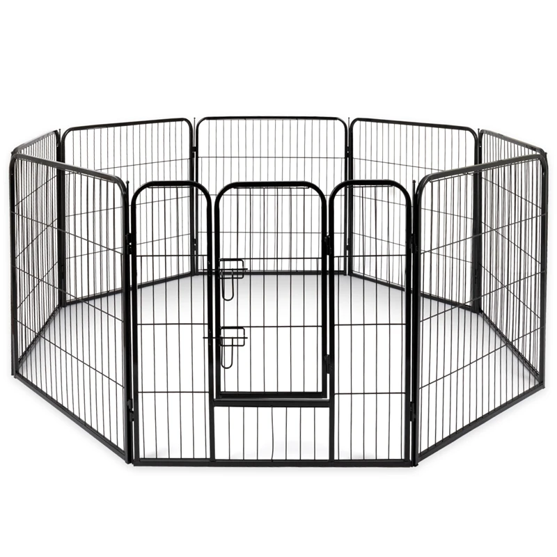 VOSS.pet Welpenauslauf XL, Kleintier Freilaufgehege, 8 Robuste Zaunelemente 81x78cm 3 VOSS.pet Welpenauslauf XL, Kleintier Freilaufgehege, 8 Robuste Zaunelemente 81x78cm